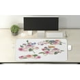 thumbnail image 2 of Rose Computer Mouse Pad, Vintage Floral Bouquets with English Roses Wildflowers Botanical Natural Summer Time, Rectangle Non-Slip Rubber Mousepad X-Large, 35" x 15", Multicolor, by Ambesonne, 2 of 2