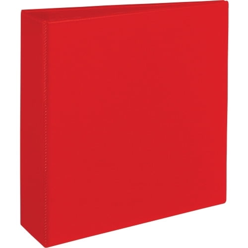 Avery 3' Heavy-Duty Binder, One-Touch EZD Ring, Red, 670 Sheets 3' Binder Capacity - Letter - 8 1/2' x 11' Sheet Size - 670 Sheet Capacity - 3 x D-Ring Fastener(s) - 4 Internal Pocket(s) - Chipbo