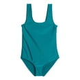 thumbnail image 3 of Real Essentials 3 Pack: Girl's Surf UPF 50+ Printed One Piece Beach Swimsuit - Swimwear for Girls, 3 of 5