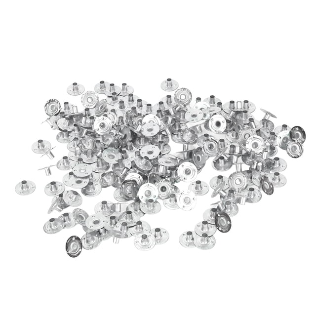 Candle Wick Tabs, Candle Making Universal Fun 200pcs Metal Candle Wick Tabs For Outdoor