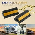 thumbnail image 3 of BESTYASH Truck Wheel Chocks Safety Multi Rubber Chock Stabilizer 1 Set, 3 of 7