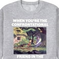thumbnail image 3 of Disney - The Sword And The Stone - Confrontational Friend in the Group - Men's Crew Neck Fleece Pullover, 3 of 5