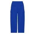 thumbnail image 4 of Cmfcve Casual Sweatpants for Women Wide Leg Elastic Waist Cargo Pants Straight Athletic Pants with Pockets, 4 of 7