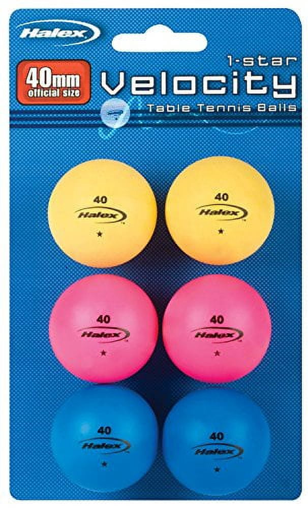 Halex Velocity Color 1-Star Table Table Balls