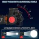thumbnail image 2 of Waterproof Led Headlamp Powerful Headlamp Rechargeable Headlamp 4 Lighting Modes With Zoom Function Camping And Emergency Use Headlamp, 2 of 5
