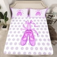 thumbnail image 2 of Erosebridal Dance Ballet Bed Sheets Set Queen Size,Grovvy Flower Bedding Sets Queen Size,Lightweight Queen Sheet Sets,Floral Decor,4-Piece, 2 of 7