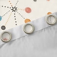 thumbnail image 4 of jejeloiu Colorful Circle Pattern Blackout Curtains Set of 2 (52x84 Each),Abstract Geometric Circular Window Curtains For Girls Boys, 4 of 6