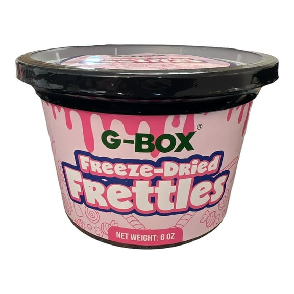 G-Box Freeze-Dried Frettles Candy, 6 oz – Crunchy Fruity Snack, Fun Novelty Treat for All Ages