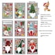 thumbnail image 2 of Pegatinas navideñas para ventanas con copos de nieve, decoraciones navideñas para ventanas, pegatinas adhesivas para ventanas de temporada navideña, 2 of 5