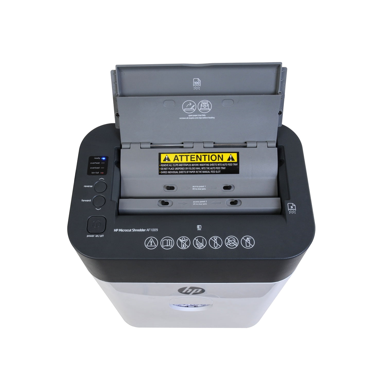 HP HP-AF1009 Micro-Cut Shredder with Automatic Sheet Feeding