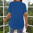 thumbnail image 6 of Kezqiaxn Ladies Tops and Blouses Short Sleeve Crew Neck Casual Shirts 2026 Summer Trendy Plus Size Clothes for Women, 6 of 7