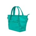 thumbnail image 2 of Olivia & Kate Women's Vegan Leather Mint Everyday Satchel withTop Handles & Chain Strap, 2 of 6