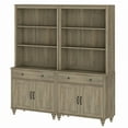 thumbnail image 7 of WAMPAT 72'' Tall Credenzas & Sideboard with Shelves, 34'' Wide Dining Hutch with Drawers and Doorss, Farmhouse buffet cabinet for Home Decor, Living Room, Home Office, Wash Grey, 7 of 7