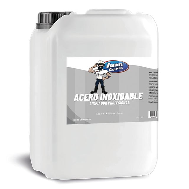 Juan Capitán Limpiador de Acero Inoxidable (Limpieza y Mantenimiento seguro) (20 LTS)
