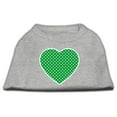 thumbnail image 4 of Green Swiss Dot Heart Screen Print Shirt Black XXXL (20), 4 of 6