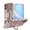Lightpurple, variant on For iPhone 17 Case 2025, Allytechgroup Ring Holder Stand Case Plating Edge 360 Rotation Kickstand Slim Soft Flexible TPU Protective Cover for iPhone 17 6.3", Pink