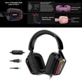 thumbnail image 1 of Auriculares para juegos Over Ear Auriculares Sonido envolvente con micrófono telescópico giratorio Negro 35 mm Hugo Auriculares para juegos con cable, 1 of 10