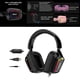 thumbnail image 3 of Sobre la oreja Auriculares para juegos Auriculares Orejeras suaves Estéreo Negro 35 mm Baoblaze Auriculares para juegos con cable, 3 of 8