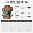 thumbnail image 6 of Lsque Blue Watercolor Duck Printed Women'S Sports Bra, Compression, Moisture Wicking, High-Impact Sports Bra For Women,Supportive sports bra-Small, 6 of 9