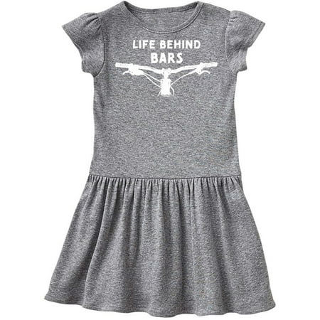 

Inktastic Life Behind Bars Mountain Bike Gift Toddler Girl Dress