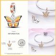 thumbnail image 3 of Charms Plata Esterlina 925 Golden Series Abejas Y Flores Encantos Abalorios Compatible Con Pandora 925 Pulseras Originales DIY Joyería, 3 of 4