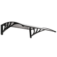 thumbnail image 4 of Tcbosik 40" x 40" Window Awning, Outdoor Door Canopy Exterior for Patio, Garden, Porch, Backyard, Brown & Black, 4 of 10