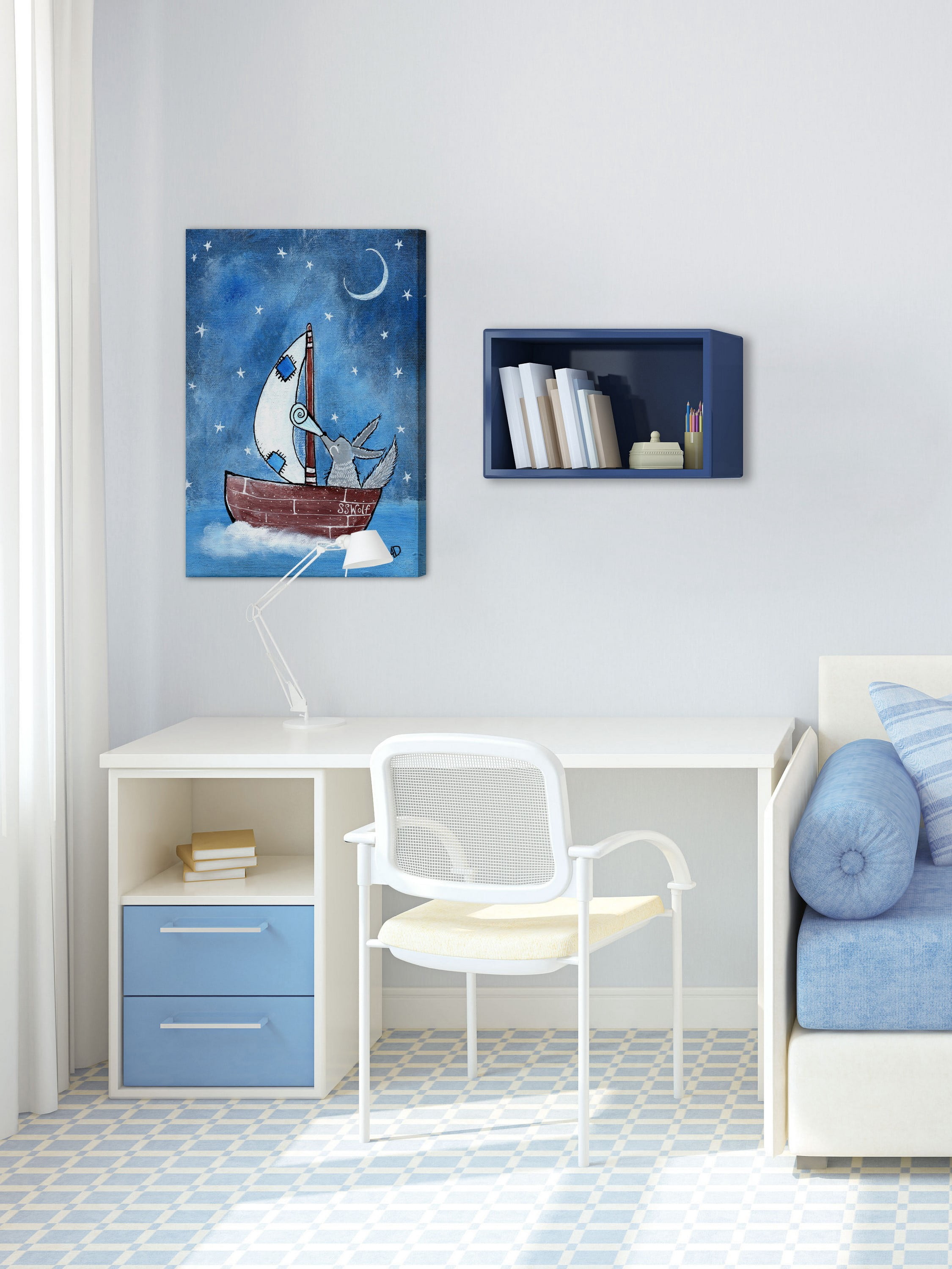 Marmont Hill Bad Wolfs Boat Wall Art