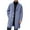 Light Blue, variant on Turilly Men's Fashion Jackets Casual Solid Color Buttons Pockets Long Sleeve Hoodless Casual Outwear Trench Coat