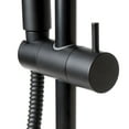 thumbnail image 5 of ALFI brand AB7938-BM Black Matte Round Sliding Rail Hand Shower Set, 5 of 9