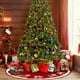 thumbnail image 1 of Christmas Tree Skirt Decorations Santa Claus Snowflake Christmas Tree Skirt Exquisite Tree Bottom Decoration Tree Skirt, 1 of 5