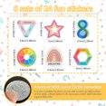 thumbnail image 2 of NUAHRHY 24 Pieces Anxiety Sensory Stickers Calming Strips for Anxiety Textured Stickers Sensory Items for Adults School Counselor Supplies Fidget Stickers Fidget Toys for Classroom Tactile Stickers, 2 of 6