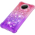 thumbnail image 6 of for Xiaomi Redmi Note 9 5G Case, Creativity Clear Quicksand Glitter Flowing Liquid Floating Soft TPU Case w/Stand Bling Diamond Sparkle Phone Cover for Xiaomi Redmi Note 9 5G JB Pink Mauve, 6 of 14