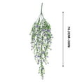 thumbnail image 3 of Enredaderas de flores colgantes artificiales en pack de 2, plantas plásticas de clorofido para la decoración del hogar, sin mantenimiento Vegetación exterior interior, 3 of 5