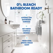 Lysol Bathroom Cleaner OXI Action Spray, Cleaning, Sanitizing, Disinfecting Spray with Hydrogen Peroxide, Bleach Free, Cool Spring Breeze Scent, 32 fl oz