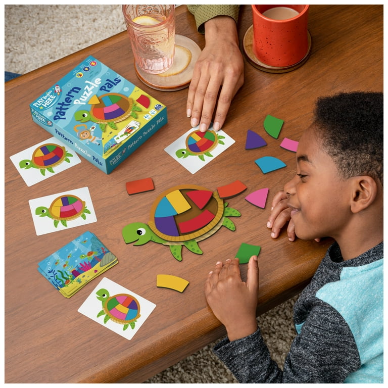 Play Begins Here, Pattern Puzzle Pals Jigsaw, for Kids Ages 4 and