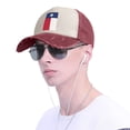 thumbnail image 5 of Texas Flag Distressed Baseball Cap Dad Hats for Men Women Vintage Trucker Hat Low Profile Ball Caps, 5 of 7