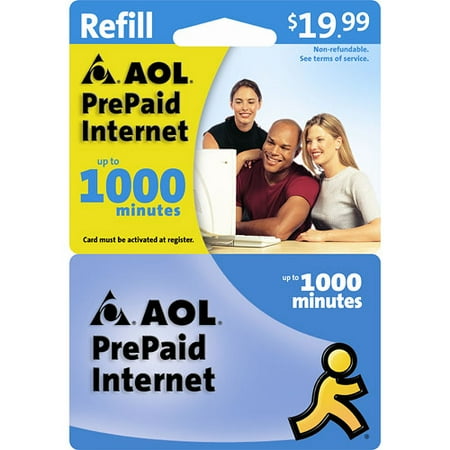 AOL PrePaid Internet, 1000 Minutes