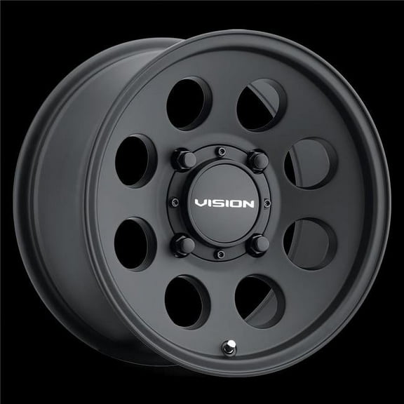 Vision 56-156136SB5 4 x 136 mm Midway Wheel Rim - Satin Black
