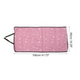 thumbnail image 4 of Unique Bargains 1 Pcs Universal Waterproof Car Seat Cover for Pet Bone Paw Pattern Pink, 4 of 6