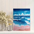 thumbnail image 2 of Qisvanset Ocean Waves Beach Canvas Wall Art 15.75x11.81 Inches, 2 of 8