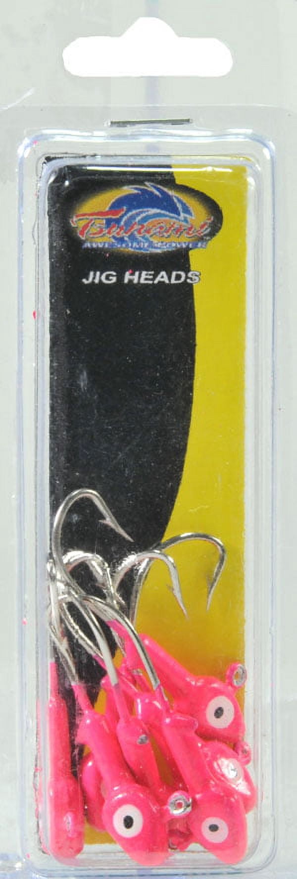 Tsunami Jig Head Fishing Lure, Hot Pink, 1/4 oz