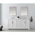 thumbnail image 1 of Vanity Art 72 Inch Double Sink Bathroom Vanity with Ceramic Sink and Engineered Marble Top, Without Mirror, 1 of 5