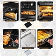 thumbnail image 4 of CUSIMAX Air Fryer Oven, 10-in-1 Convection Oven, 24QT Air Fryer Combo, Countertop Air Fryer Toaster Oven with Rotisserie & Dehydrator, Rich Accessories, Black, 4 of 6