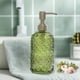 thumbnail image 5 of Botellas Dispensadoras De Vidrio Dispensador De Jabón Espumoso De Vidrio, Recargable, Para Manos O Gel De Ducha En Baño Y Cocina, Color Verde, 450 Ml (1 Unidad) Rkxzt, 5 of 9