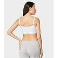 thumbnail image 4 of 32 DEGREES Womens Cool Wicking Casual Sports Bralette (Medium, white), 4 of 6