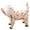 Pink, variant on jhiwgzj Small Dog Raincoat Hooded With D Ring Full Coverage Dog Rain Jacket Slicker Poncho Dog Rain Jacket With Reflective Strip Rainboot