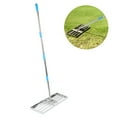 thumbnail image 1 of Râteau de Nivellement de Pelouse, Râteau de Jardin Portable en Acier Inoxydable Amovible et Réglable pour Jardin, 1 of 8