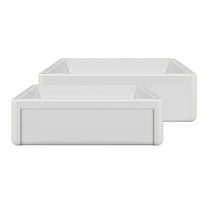 Whitehaus Collection 33" Reversible Single Bowl Fireclay Kitchen Sink