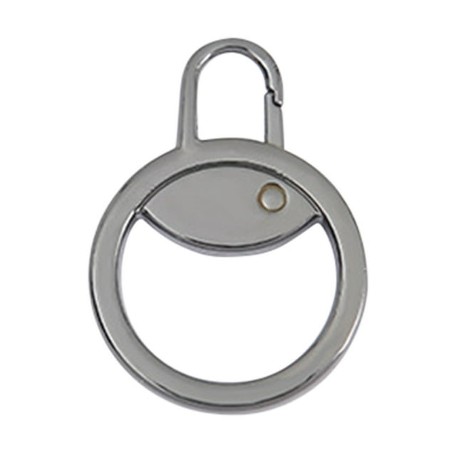 SSZMDLB Detachable Zipper Pull Tabs, Zipper Pull Replacement, Detachable Zipper Handle Extender, Metal Zipper Pull Tab, for Jackets, Bags, Luggage, Easy to Install, Lobster Clasp Design