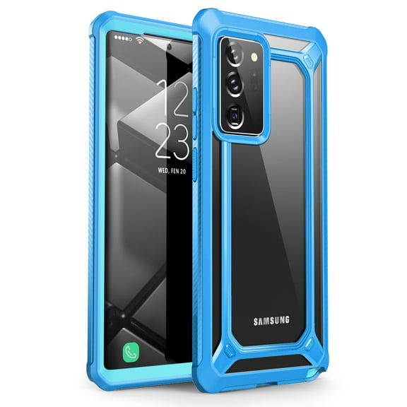 SUPCASE Unicorn Beetle EXO Pro Series Case for Galaxy Note 20 Ultra (2020 Release), Premium Hybrid Protective Clear Bumper Case Without Built-in Screen Protector (Blue)